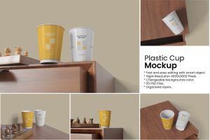 Plastic Cup Mockup
