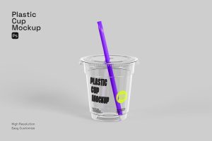 Plastic Cup Mockup