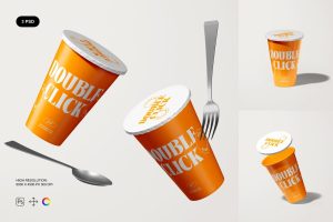 Plastic Cup Mockup Set