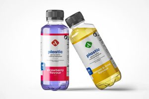 Plastic Drink Bottle Mockup