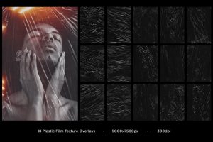 Plastic Film Texture Overlays