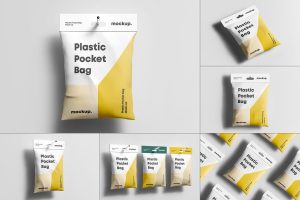 Plastic Pocket Bag Mock-up