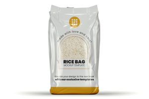 Plastic Rice Bag Mockup