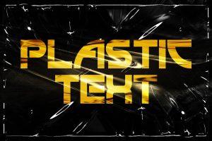Plastic Text Effect