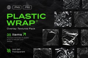 Plastic Wrap Overlay Textures Pack