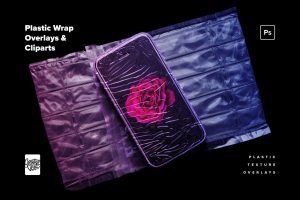 Plastic Wrap Overlays & Cliparts