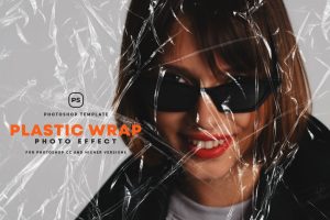 Plastic Wrap Photo Effect