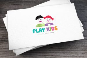 Play Kids Logo Template