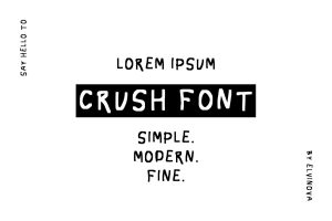 Playful bold font