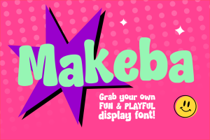 Playful Font – Makeba