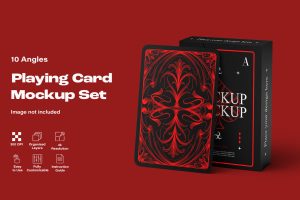 Playing Card Mockup Set