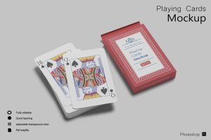 Playing Cards Mockup