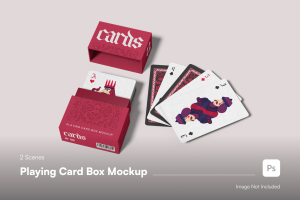Playing Cards Mockup