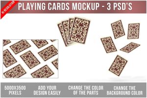 Playing Cards Mockup