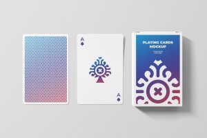 Playing Cards Mockup