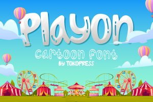 Playon – kids font