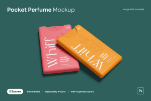 Pocket Perfume Mockup