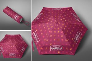 Pocket Size Umbrella Mockup