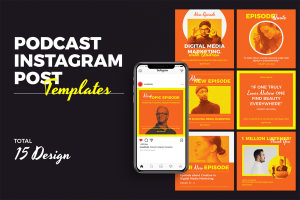 Podcast – Instagram Post Templates