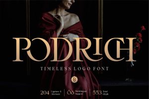Podrich – Timeless Logo Font