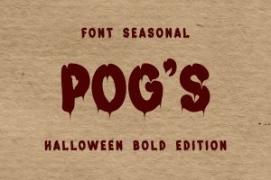 Pog’s Halloween Font