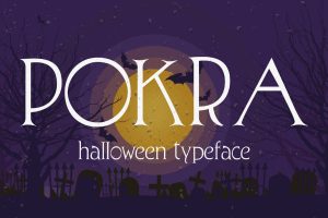 Pokra – Halloween Typeface