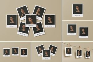 Polaroid Photo Mockup