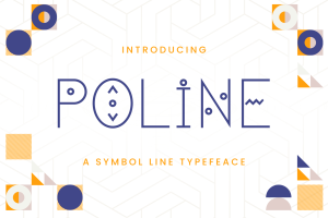 Poline – A Symbol Line Typefeace