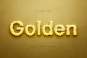 Polished Gold Text Effect