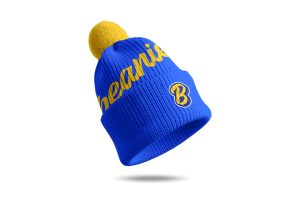 Pom Pom Beanie Mockup