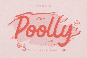 Poolly – Fun Display Font
