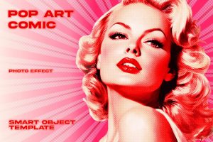 Pop Art Comic Photo Effect