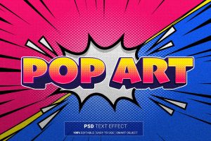 Pop Art Text Effect