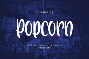 Popcorn – Fun Decorative Font