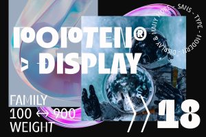 POPTEN DISPLAY FAMILY