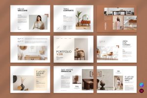 Portfolio Landscape Brochure Template