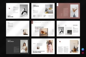 Portfolio Landscape Brochure Template