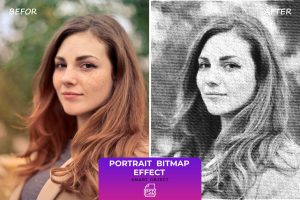 Portrait  bitmap effect