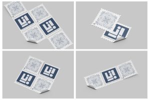 Postage Stamp Mockup