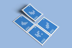 Postage Stamp Mockup