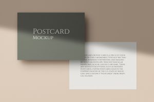 Postcard Mockup