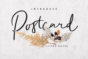Postcard Script