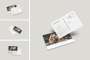 Postcards Mockup