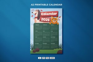 Poster 2025 Calendar Template