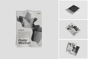 Poster Fold Mockup