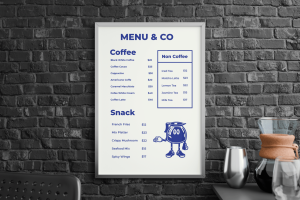 Poster Menu Mockup