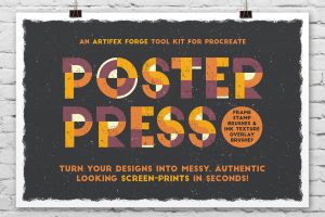 Poster Press – Procreate Screen Print Creator