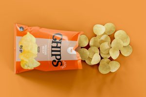 Potato Chips Packaging Mockup
