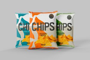 Potato Chips Packaging Mockup