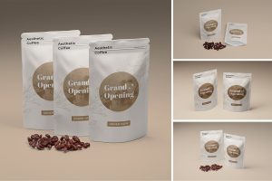 Pouch Coffee mockup